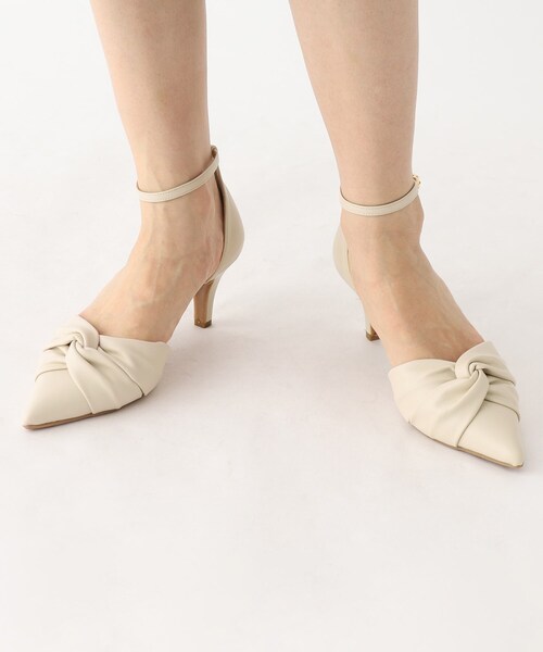 index（インデックス）の「◆【低反発クッション/6.5cmヒール】ツイストデザインストラップパンプス（パンプス・レディース・ブラック/ライトグリーン/オフホワイト・02/03）」の18枚目の写真