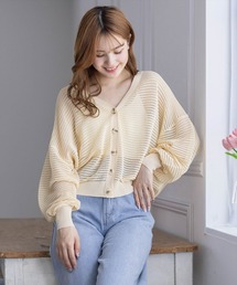 clear | 透かし編みニットロングカーディガン≪2024SS≫(カーディガン/ボレロ)