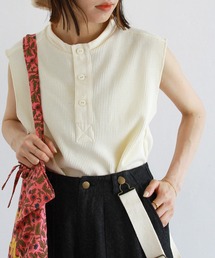 ヘンリーフレンチワッフルTシャツ