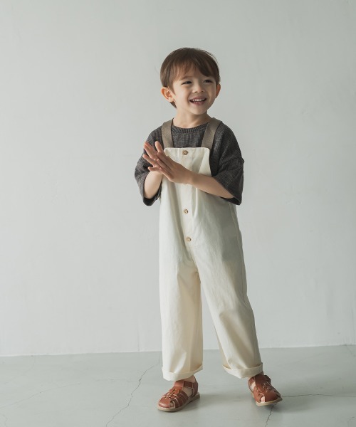 riziere(リジェール)の「コットンナチュラルオーバーオール(つなぎ/オールインワン・キッズ・ナチュラル・140/110/130/100/90/150/120)」の5枚目の写真