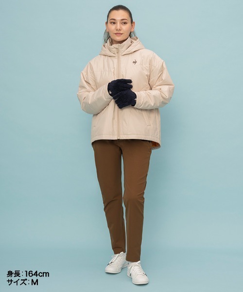 le coq sportif(ルコックスポルティフ)の「ボアグローブ(手袋・メンズ・ブラック/ベージュ/ネイビー・L/M)」の7枚目の写真