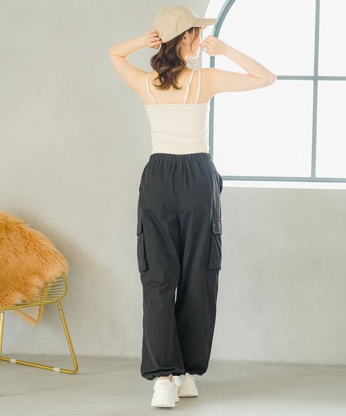 moulis'（ムーリス）の「アシメデザインキャミソール（キャミソール・レディース・ブラック/ホワイト/ベビーピンク・MEDIUM/LARGE/SMALL）」の5枚目の写真