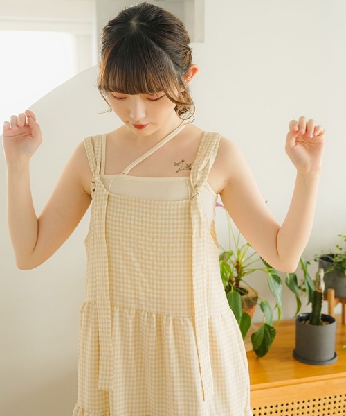 moulis'（ムーリス）の「アシメデザインキャミソール（キャミソール