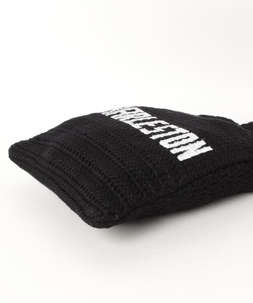 MAISON mou(メゾンムー)の「【Swaraj/スワラージ】Hand knit Letterバッグ(トートバッグ・レディース・ホワイト/ブラック・FREE)」の4枚目の写真