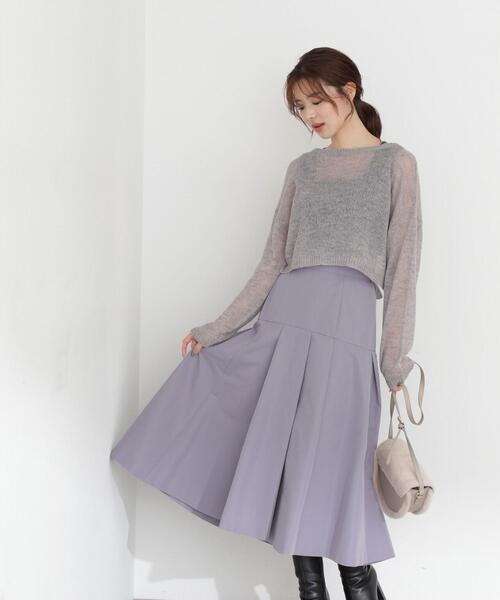 PROPORTION BODY DRESSING（プロポーションボディドレッシング）の「ショートメッシュニット / 1213270912（ニット/セーター・レディース・ホワイト/ベージュ/グレー・FREE）」の21枚目の写真