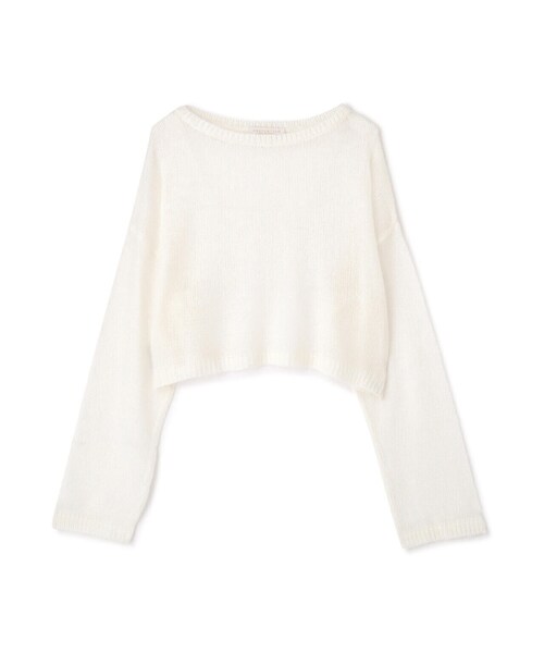 PROPORTION BODY DRESSING（プロポーションボディドレッシング）の「ショートメッシュニット / 1213270912（ニット/セーター・レディース・ホワイト/ベージュ/グレー・FREE）」の5枚目の写真