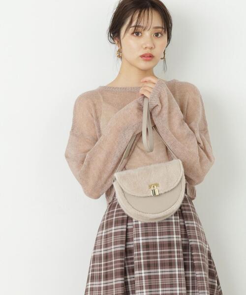 PROPORTION BODY DRESSING（プロポーションボディドレッシング）の「ショートメッシュニット / 1213270912（ニット/セーター・レディース・ホワイト/ベージュ/グレー・FREE）」の12枚目の写真