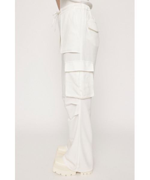 Yves Saint Laurent ブラウンフレアカーゴパンツ SLY（スライ）の「WOVEN FLARE CARGO PT ウーヴン フレア カーゴ