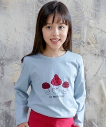 Bee des Bee（ビーデスビー）の「【コットン100％】長袖プリントTシャツ（Tシャツ/カットソー・キッズ）」