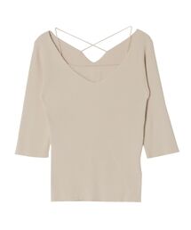 LAGUNAMOON | バッククロスレイヤードニットプルオーバー(ニット/セーター)