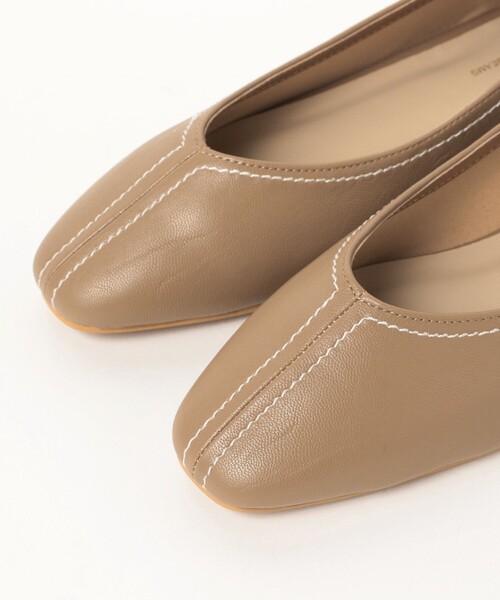 B:MING by BEAMS（ビーミングバイビームス）の「B:MING by BEAMS / Vカット ステッチ パンプス（パンプス・レディース・ブルー系その他/ベージュ/ブラック・23.5/24.5/22.5）」の9枚目の写真