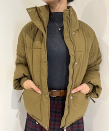 パフハイスタンドカラー中綿ブルゾン