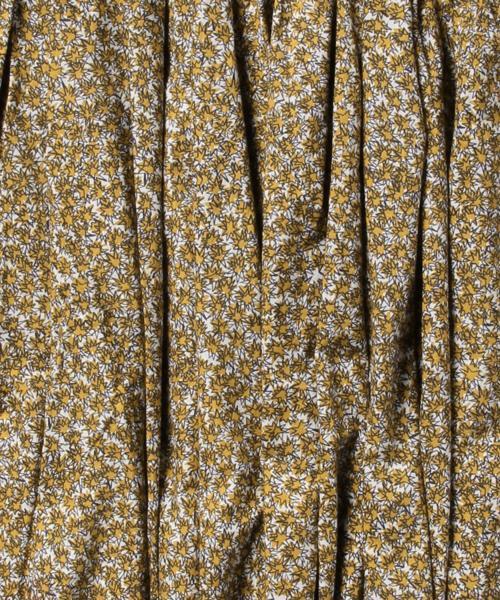 BEAMS BOY（ビームスボーイ）の「BEAMS BOY / プリント 肩リボン キャミワンピース（ワンピース・レディース・ゴールド/ネイビー・ONE SIZE）」の5枚目の写真