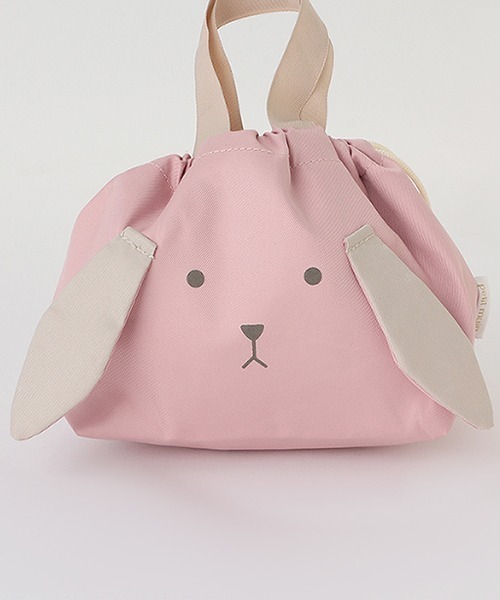 petit main（プティマイン）の「お弁当巾着（その他小物・キッズ・モカ/ライトピンク・FREE）」の7枚目の写真