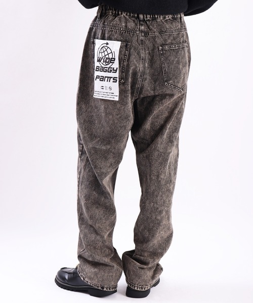 WESTSEA（ウエストシー）の「オーバーダイ デニムワイドバギーパンツ（デニムパンツ・メンズ・ブルー/ブラック・L/M）」の5枚目の写真