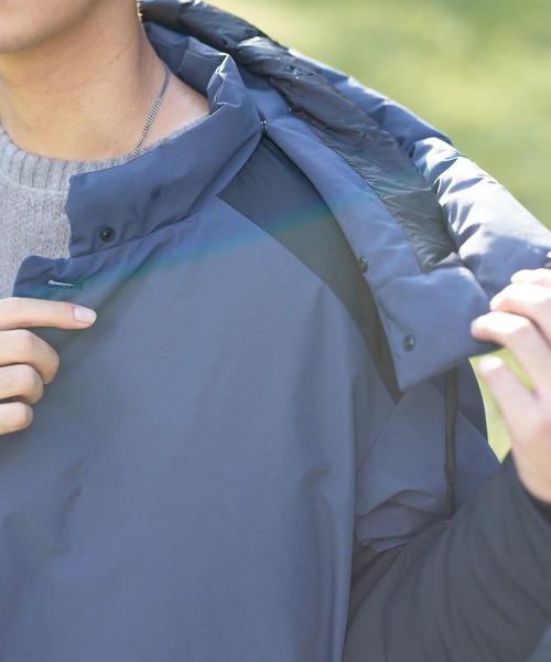 +phenix（プラスフェニックス）の「【＋phenix/プラスフェニックス】DOWN CARGO COAT（ダウンジャケット/コート・レディース・ブラック/カーキ/ネイビー・SMALL/MEDIUM/LARGE/X-LARGE）」の16枚目の写真