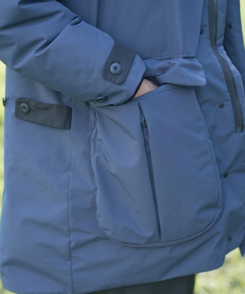 +phenix（プラスフェニックス）の「【＋phenix/プラスフェニックス】DOWN CARGO COAT（ダウンジャケット/コート・レディース・ブラック/カーキ/ネイビー・SMALL/MEDIUM/LARGE/X-LARGE）」の18枚目の写真