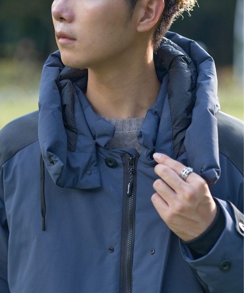 +phenix（プラスフェニックス）の「【＋phenix/プラスフェニックス】DOWN CARGO COAT（ダウンジャケット/コート・レディース・ブラック/カーキ/ネイビー・SMALL/MEDIUM/LARGE/X-LARGE）」の12枚目の写真