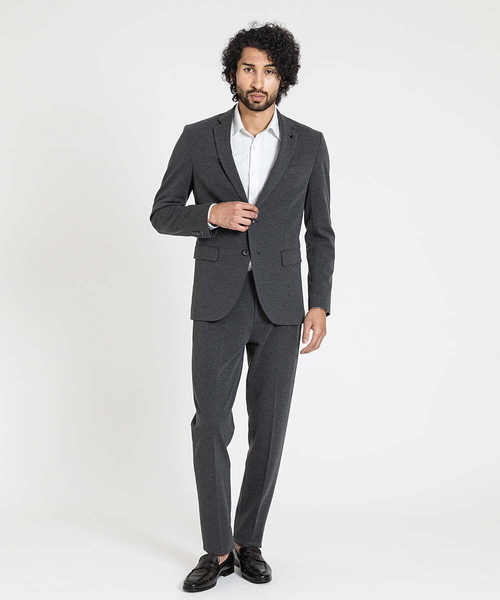 MICHEL KLEIN HOMME (ミッシェルクランオム)の「ストレッチスラックスパンツ(スラックス・メンズ・ダークグレー/ネイビー・LARGE/MEDIUM/X-LARGE)」の13枚目の写真
