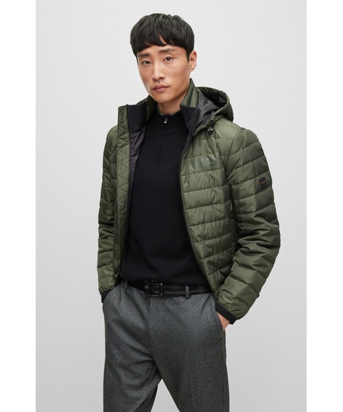 BOSS（ボス）の「トーナルBOSSロゴ ウォーターリペレント パデッド 