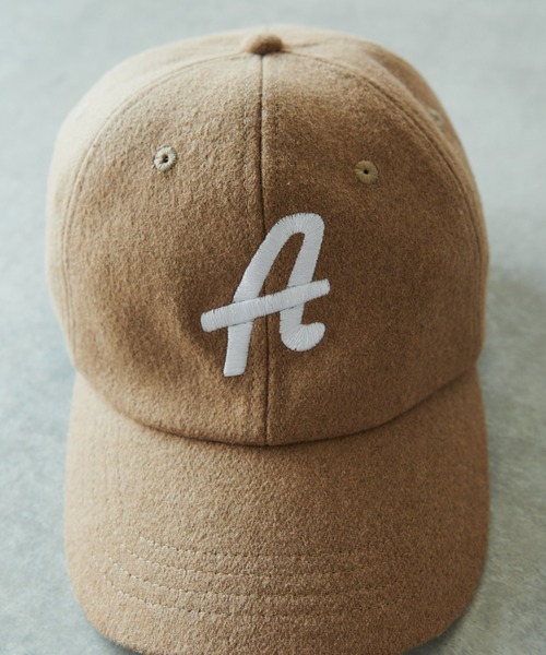 un dix cors（アンディコール）の「刺繍入りメルトンキャップ（キャップ・レディース・キャメル/ボルドー・FREE）」の12枚目の写真