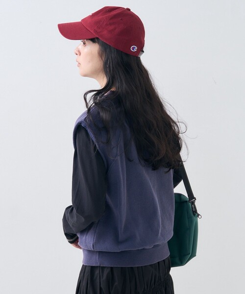 FREAK'S STORE(フリークスストア)の「ヴィンテージ ロゴ スウェット ベスト(ベスト・レディース・チャコールグレー/ネイビー/サックスブルー・フリ-)」の12枚目の写真