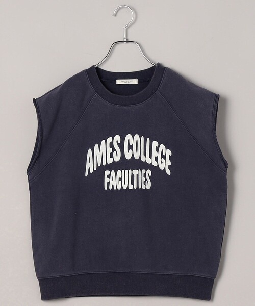 FREAK'S STORE(フリークスストア)の「ヴィンテージ ロゴ スウェット ベスト(ベスト・レディース・チャコールグレー/ネイビー/サックスブルー・フリ-)」の11枚目の写真