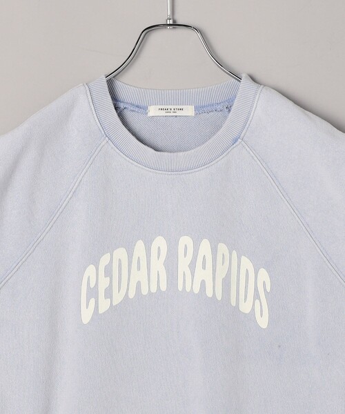 FREAK'S STORE(フリークスストア)の「ヴィンテージ ロゴ スウェット ベスト(ベスト・レディース・チャコールグレー/ネイビー/サックスブルー・フリ-)」の8枚目の写真