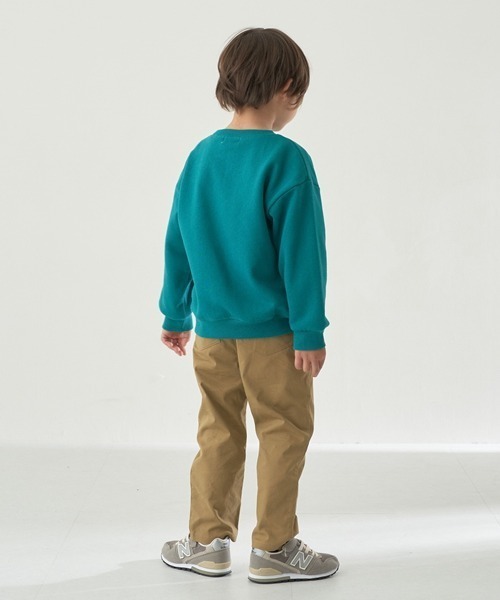 b・ROOM（ビールーム）の「【表コットン毛玉バイバイ裏起毛】アソートスウェット（スウェット・キッズ・チャコール/ラベンダー/ブルーグリーン/アイボリー/グレイッシュベージュ/ブルーグレー・120cm/110cm/130cm/100cm）」の14枚目の写真