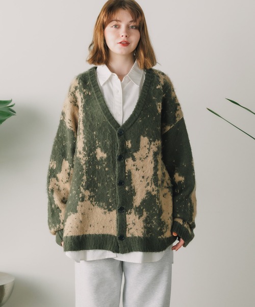 mr.creape 短丈モヘアグラデーションカーディガン1000円値下げ中❗️ mr.creape 短丈モヘアグラデーションカーディガン値下げ中❗️