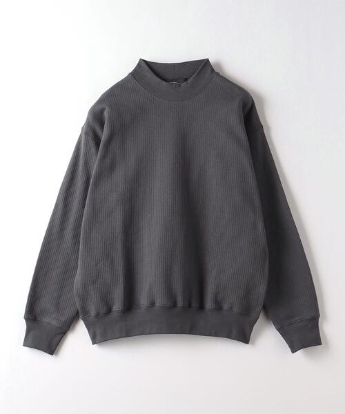 green label relaxing（グリーンレーベルリラクシング）の「ハリヌキ モックネック スウェット（スウェット・メンズ・ライトグレー/ライトブルー/ダークグレー・XL/M/S/L）」の10枚目の写真