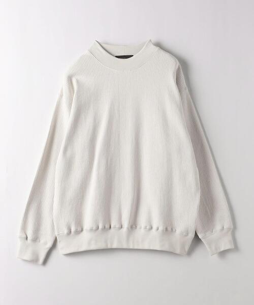 green label relaxing（グリーンレーベルリラクシング）の「ハリヌキ モックネック スウェット（スウェット・メンズ・ライトグレー/ライトブルー/ダークグレー・XL/M/S/L）」の16枚目の写真