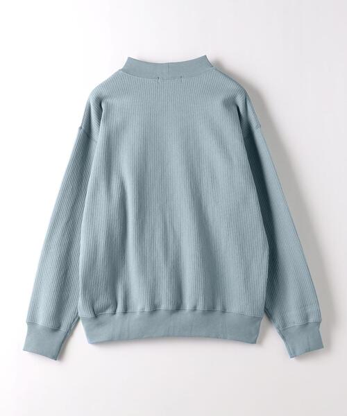 green label relaxing（グリーンレーベルリラクシング）の「ハリヌキ モックネック スウェット（スウェット・メンズ・ライトグレー/ライトブルー/ダークグレー・XL/M/S/L）」の21枚目の写真