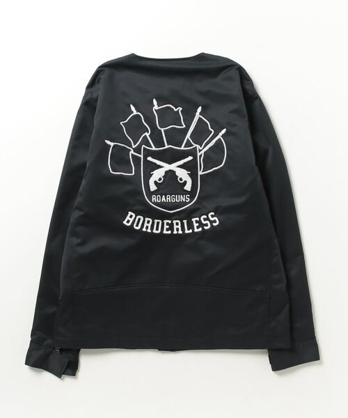 【セール】RY/L/TW BIKE B/EMB+P（ライダースジャケット）｜roarguns（ロアーガンズ）