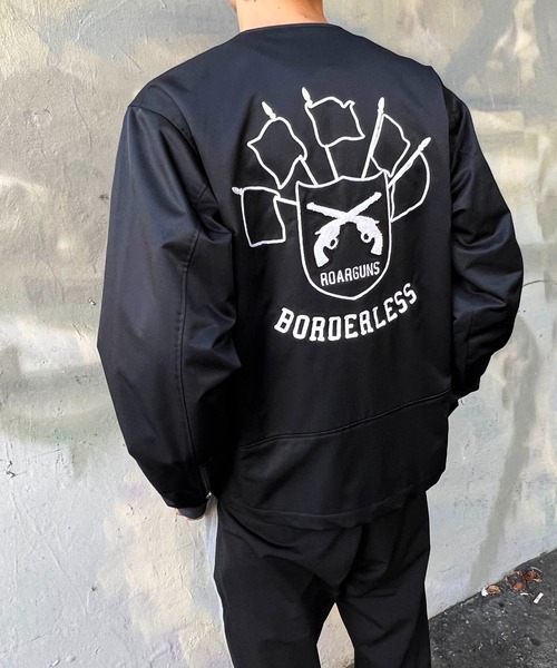 【セール】RY/L/TW BIKE B/EMB+P（ライダースジャケット）｜roarguns（ロアーガンズ）