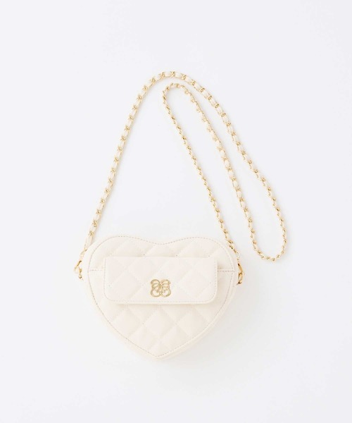 Seemi.】Seemiハートキルティングポシェット（ショルダーバッグ