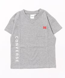 CONVERSE（コンバース）の「CONVERSE/コンバース　縦ロゴVネックTシャツ（Tシャツ/カットソー・キッズ）」