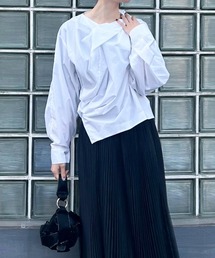JNBY | Knotted Cotton-poplin Shirt(シャツ/ブラウス)