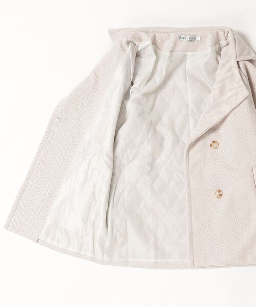 BEIGE' ダブルブレストジャケットとスカートセット