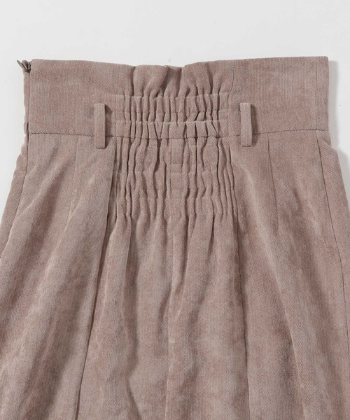 mysty woman(ミスティウーマン)の「ベルテッドハイウエストナロースカート 101950(スカート・レディース・ブラウン/ブラック/モカ・FREE)」の11枚目の写真