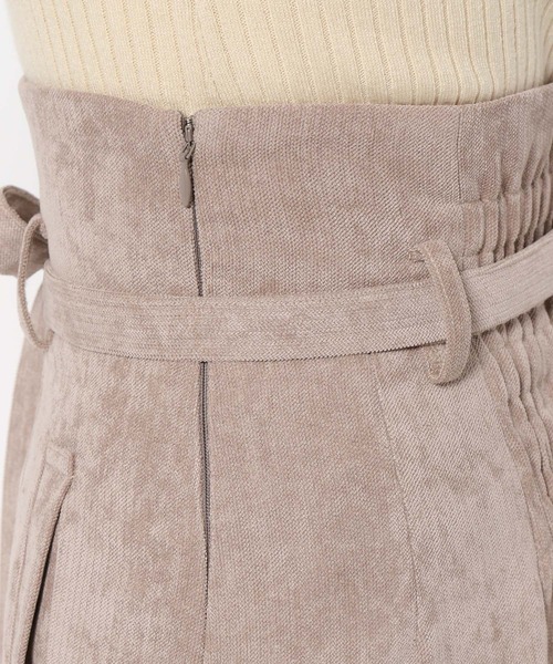 mysty woman(ミスティウーマン)の「ベルテッドハイウエストナロースカート 101950(スカート・レディース・ブラウン/ブラック/モカ・FREE)」の10枚目の写真