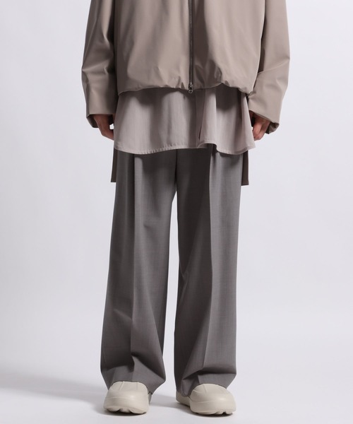 STERNBERG(スタンバーグ)の「STERNBERG/2タックワイドパンツ/991835(スラックス・メンズ・ブラック/グレー・LARGE/SMALL/MEDIUM)」の10枚目の写真