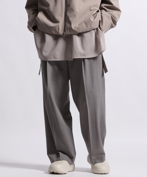 STERNBERG(スタンバーグ)の「STERNBERG/2タックワイドパンツ/991835(スラックス・メンズ・ブラック/グレー・LARGE/SMALL/MEDIUM)」の12枚目の写真