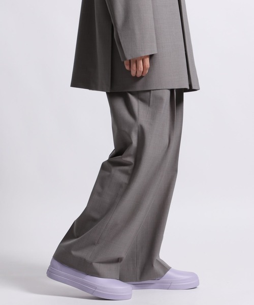 STERNBERG(スタンバーグ)の「STERNBERG/2タックワイドパンツ/991835(スラックス・メンズ・ブラック/グレー・LARGE/SMALL/MEDIUM)」の18枚目の写真