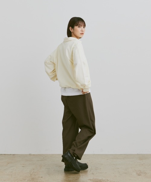 flaner（フラネ）の「Loose skipper sweat / ルーズスキッパースウェット（スウェット・レディース・チャコールグレー/アイボリー/ネイビー・LARGE/MEDIUM）」の15枚目の写真