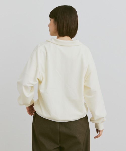 flaner（フラネ）の「Loose skipper sweat / ルーズスキッパー