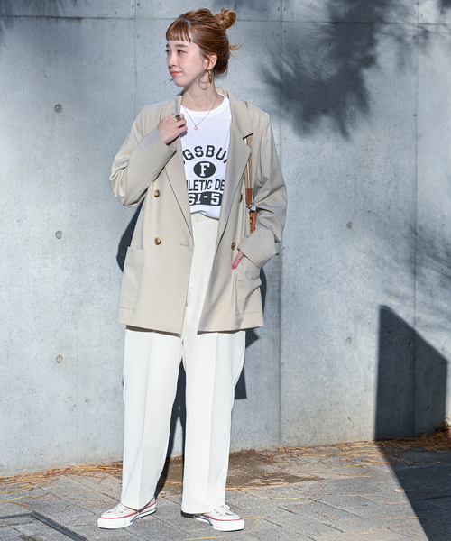 B.C STOCK(ベーセーストック)の「《追加2》ラインテープショルダー(ショルダーバッグ・レディース・ブラック/キャメル・FREE)」の7枚目の写真