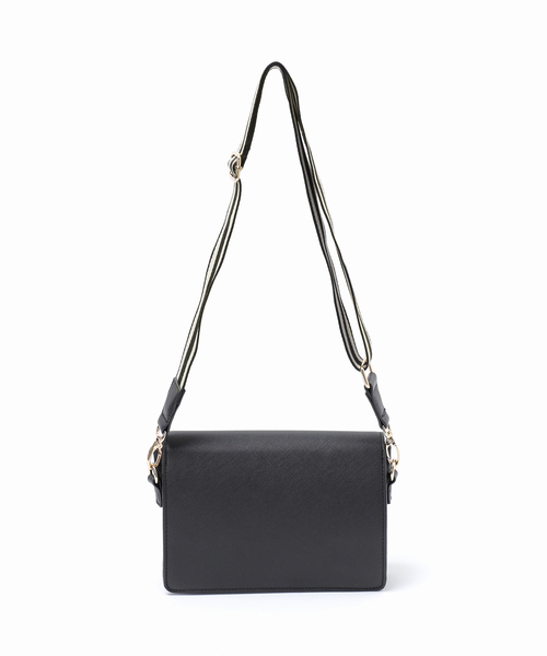 B.C STOCK(ベーセーストック)の「《追加2》ラインテープショルダー(ショルダーバッグ・レディース・ブラック/キャメル・FREE)」の12枚目の写真