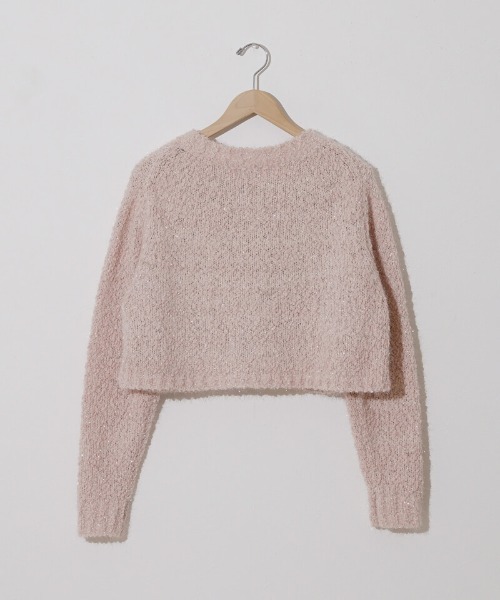 flower(フラワー)の「バブルニットカーディガン(ニット/セーター・レディース・ホワイト/ピンク・FREE)」の14枚目の写真