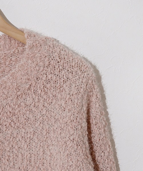 flower(フラワー)の「バブルニットカーディガン(ニット/セーター・レディース・ホワイト/ピンク・FREE)」の12枚目の写真
